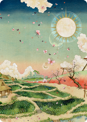 Plains 1 Art Card [Kamigawa: Neon Dynasty Art Series]