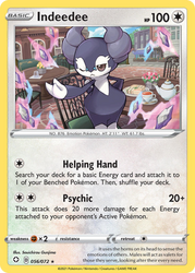 Indeedee (056/072) (Theme Deck Exclusive) [Sword & Shield: Shining Fates]