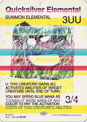 Quicksilver Elemental (0271) [Secret Lair x MSCHF: The Zeta Set]