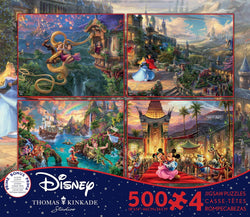 Puzzle: Thomas Kinkade: Disney Dreams 4 in 1 Asst (6)