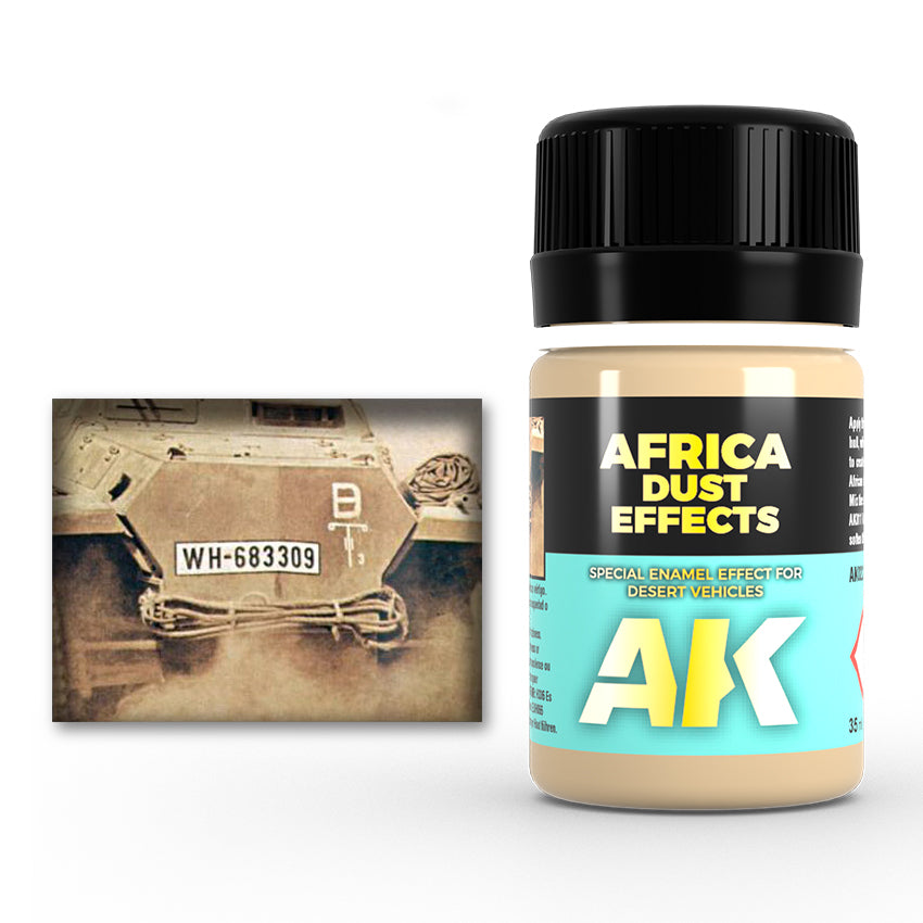 AK Interactive Weathering Enamels - Africa Dust Effects (35ml)