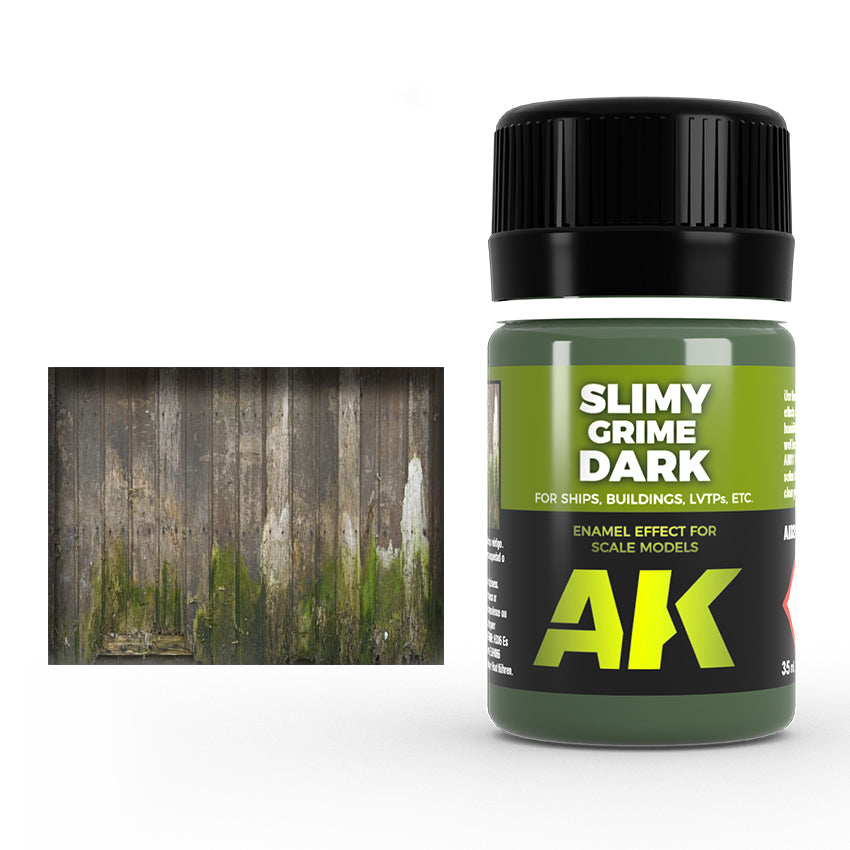 AK Interactive Weathering Enamels - Slimy Grime Dark (35ml)