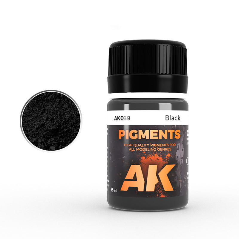 AK Interactive Pigments - Black Pigment (35ml)