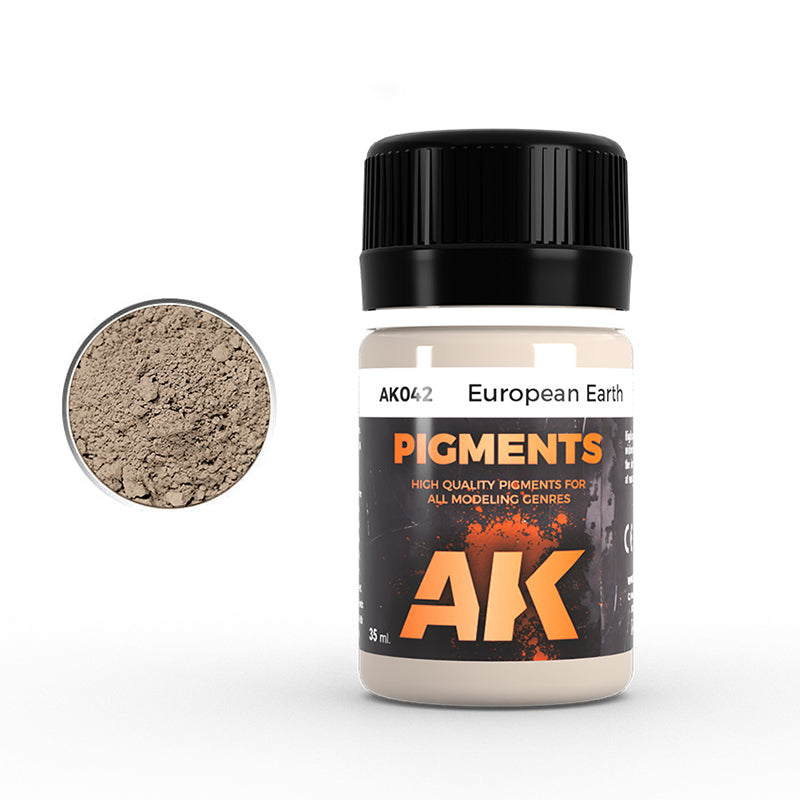 AK Interactive Pigments - European Earth Pigment (35ml)