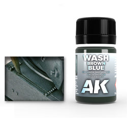 AK Interactive Weathering Enamels - Wash for Panzer Grey (35ml)