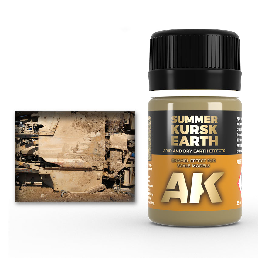 AK Interactive Weathering Enamels - Kursk Earth (35ml)