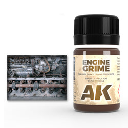 AK Interactive Weathering Enamels - Engine Grime (35ml)