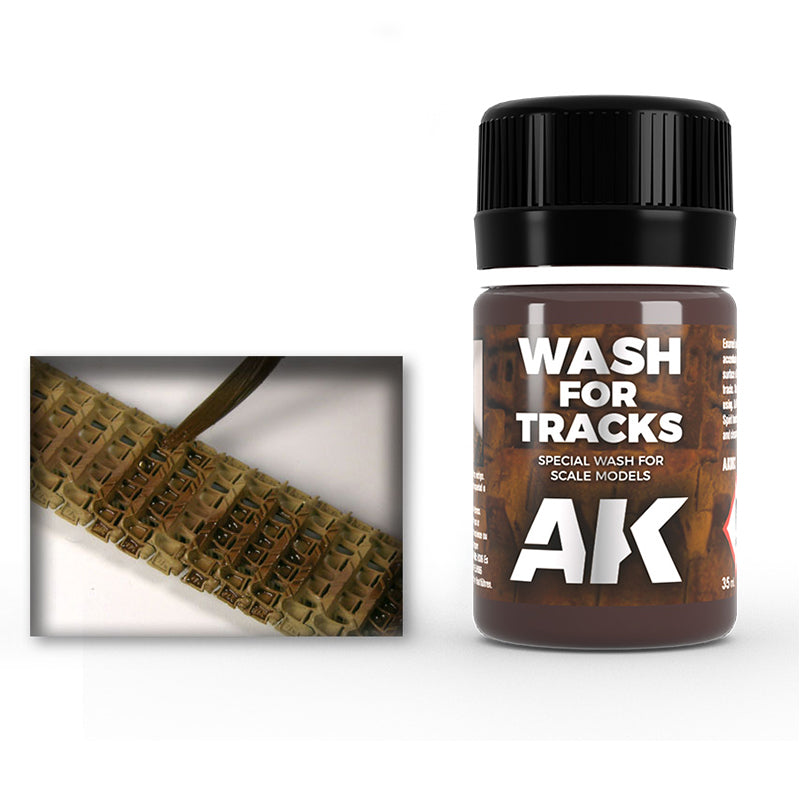 AK Interactive Weathering Enamels - Track Wash (35ml)