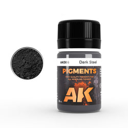 AK Interactive Pigments - Dark Steel Pigment (35ml)
