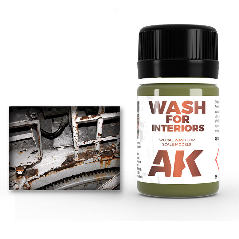 AK Interactive Weathering Enamels - Interior Wash (35ml)