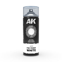AK Interactive Sprays - Fine Primer White Spray (400ml)