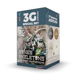 AK Interactive 3Gen Acrylics - Wargame Color Set: Bones and Skeletons