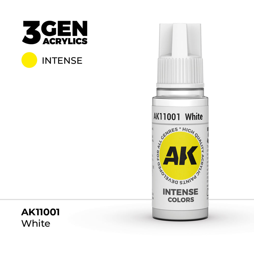 AK Interactive 3Gen Acrylics - White (18ml)