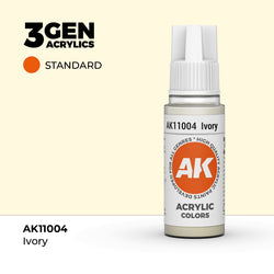 AK Interactive 3Gen Acrylics - Ivory (18ml)
