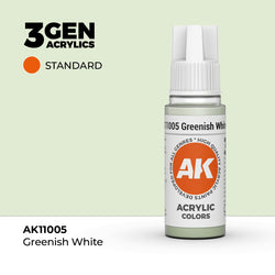 AK Interactive 3Gen Acrylics - Greenish White (18ml)