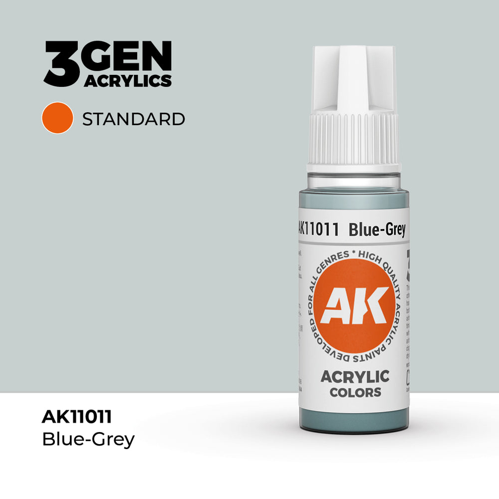 AK Interactive 3Gen Acrylics - Blue Grey (18ml)