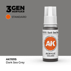 AK Interactive 3Gen Acrylics - Dark Sea Grey (18ml)