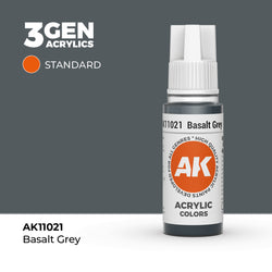 AK Interactive 3Gen Acrylics - Basalt Grey (18ml)