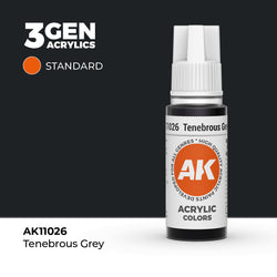 AK Interactive 3Gen Acrylics - Tenebrous Grey (18ml)