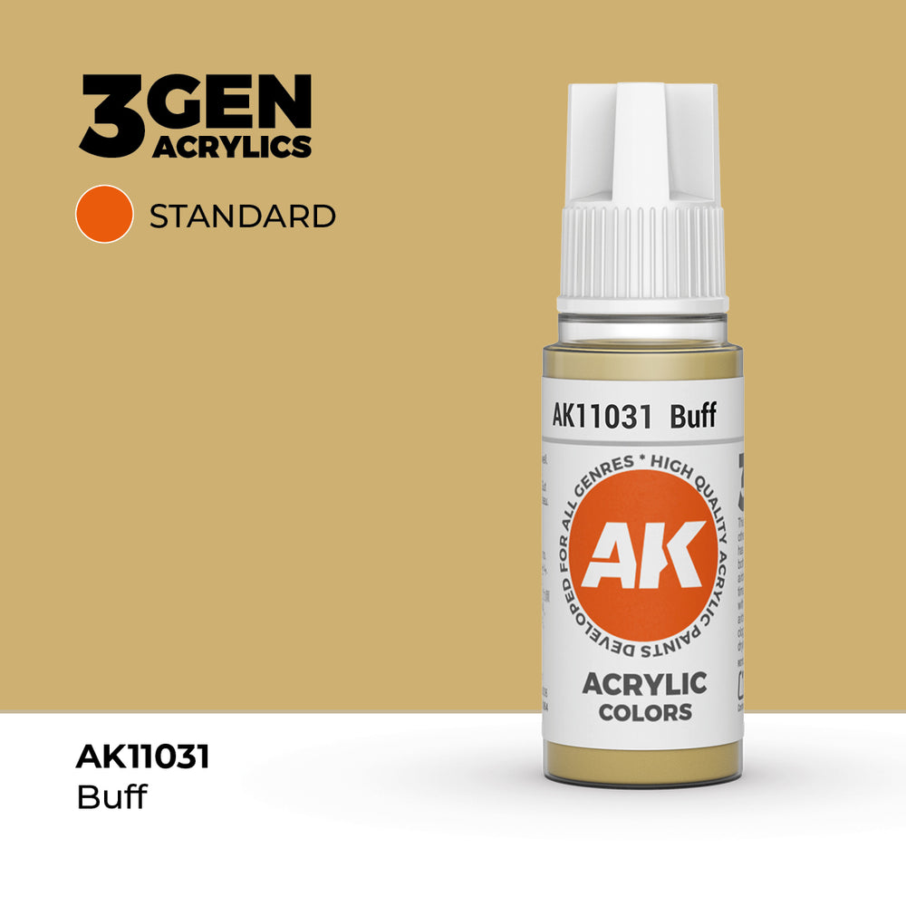 AK Interactive 3Gen Acrylics - Buff (18ml)