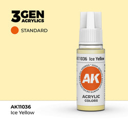 AK Interactive 3Gen Acrylics - Ice Yellow (18ml)