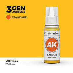AK Interactive 3Gen Acrylics - Yellow (18ml)