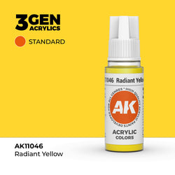 AK Interactive 3Gen Acrylics - Radiant Yellow (18ml)