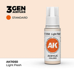 AK Interactive 3Gen Acrylics - Light Flesh (18ml)