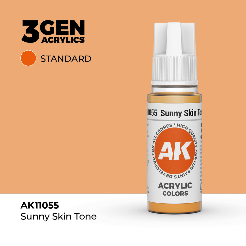 AK Interactive 3Gen Acrylics - Sunny Skin Tone (18ml)