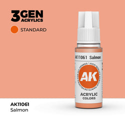 AK Interactive 3Gen Acrylics - Salmon (18ml)