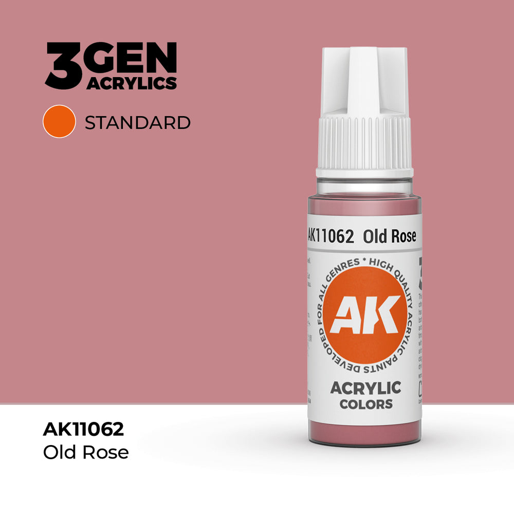 AK Interactive 3Gen Acrylics - Old Rose (18ml)
