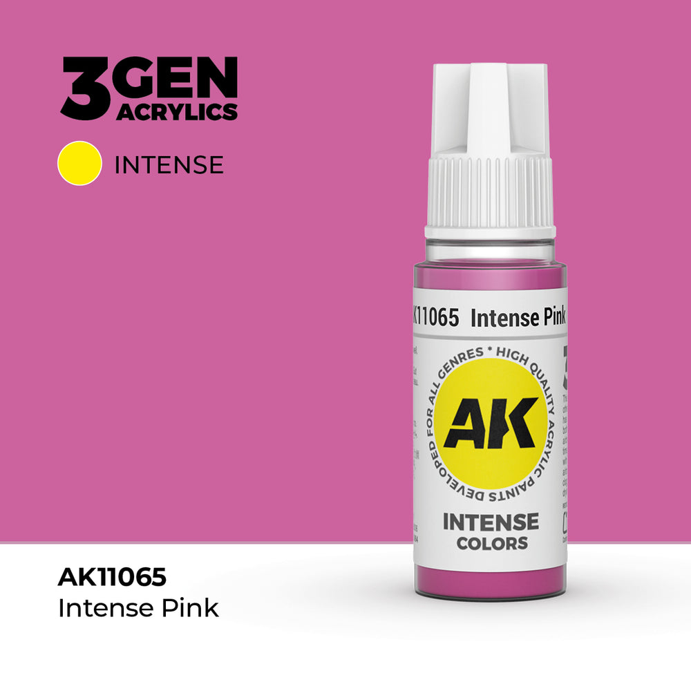 AK Interactive 3Gen Acrylics - Intense Pink (18ml)