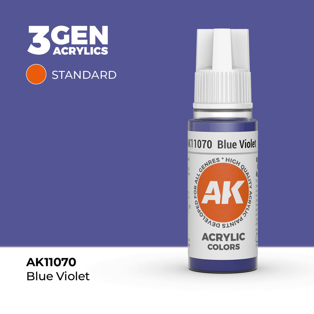 AK Interactive 3Gen Acrylics - Blue Violet (18ml)