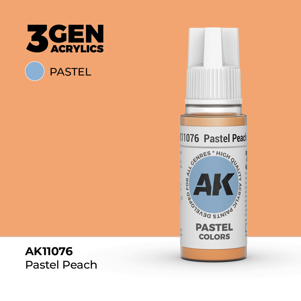 AK Interactive 3Gen Acrylics - Pastel Peach - Pastel (18ml)