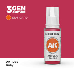 AK Interactive 3Gen Acrylics - Ruby (18ml)