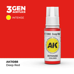AK Interactive 3Gen Acrylics - Deep Red (18ml)