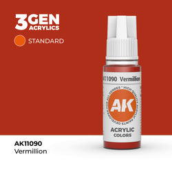 AK Interactive 3Gen Acrylics - Vermillion (18ml)