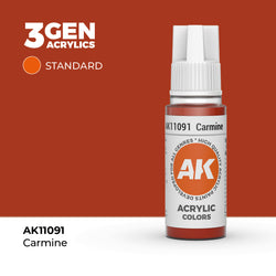 AK Interactive 3Gen Acrylics - Carmine (18ml)