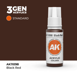 AK Interactive 3Gen Acrylics - Black Red (18ml)