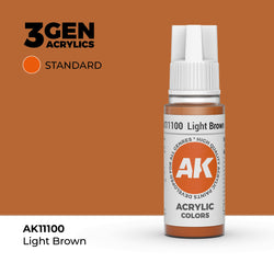 AK Interactive 3Gen Acrylics - Light Brown (18ml)