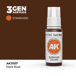 AK Interactive 3Gen Acrylics - Dark Rust (18ml)