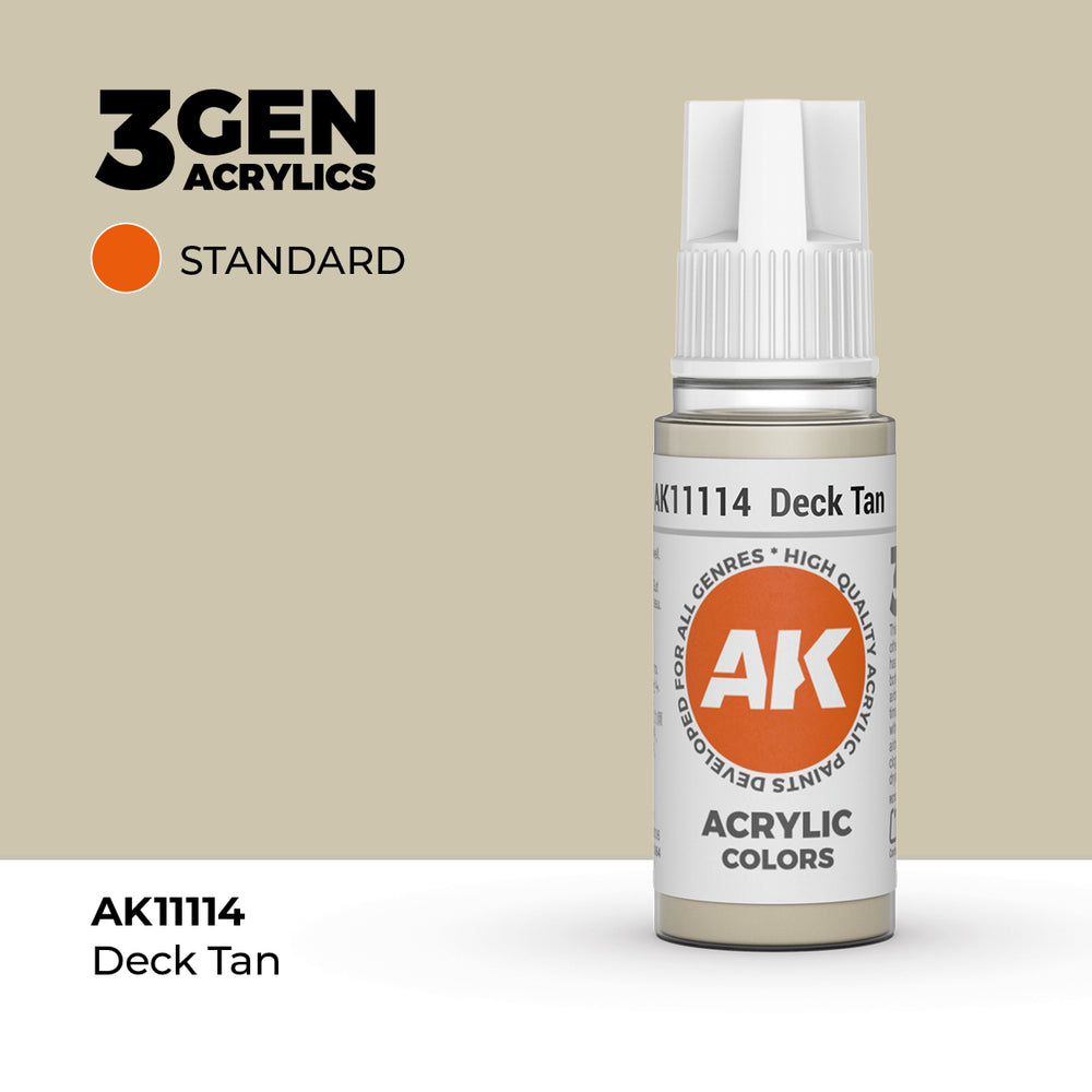 AK Interactive 3Gen Acrylics - Deck Tan (18ml)