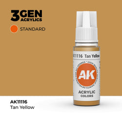 AK Interactive 3Gen Acrylics - Tan Yellow (18ml)