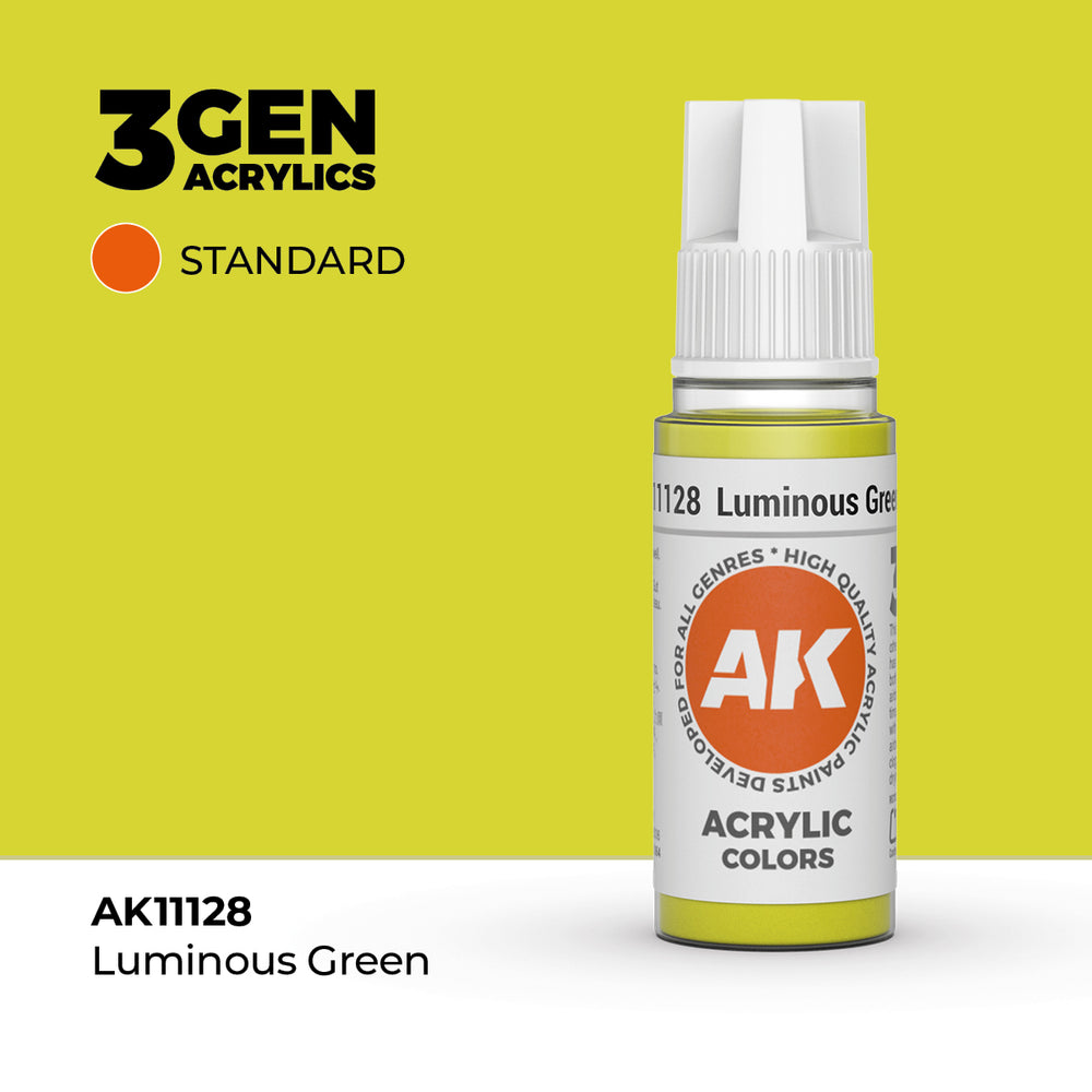 AK Interactive 3Gen Acrylics - Luminous Green (18ml)