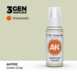AK Interactive 3Gen Acrylics - Green-Grey (18ml)