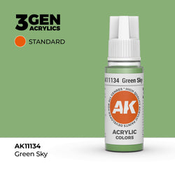AK Interactive 3Gen Acrylics - Green Sky (18ml)