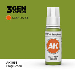 AK Interactive 3Gen Acrylics - Frog Green (18ml)