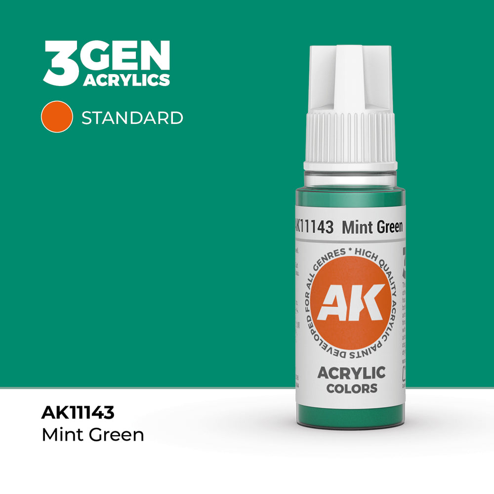 AK Interactive 3Gen Acrylics - Mint Green (18ml)