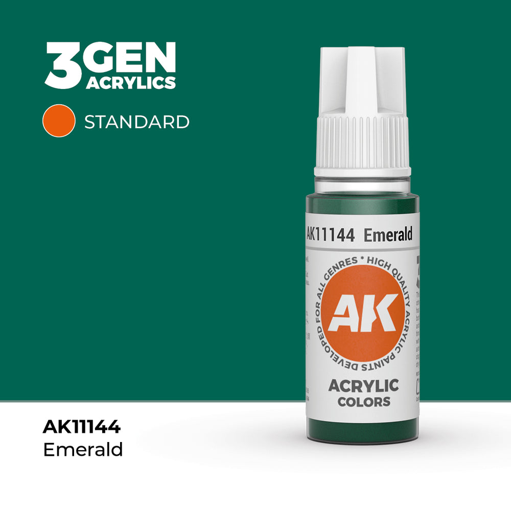 AK Interactive 3Gen Acrylics - Emerald (18ml)