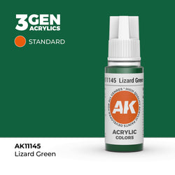 AK Interactive 3Gen Acrylics - Lizard Green (18ml)